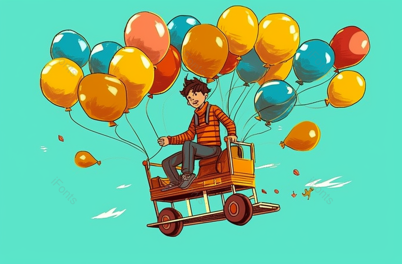 六一儿童节天马行空的马车和男孩,插画/手绘图,插画/手绘图库,插画/手绘图下载,插画/手绘